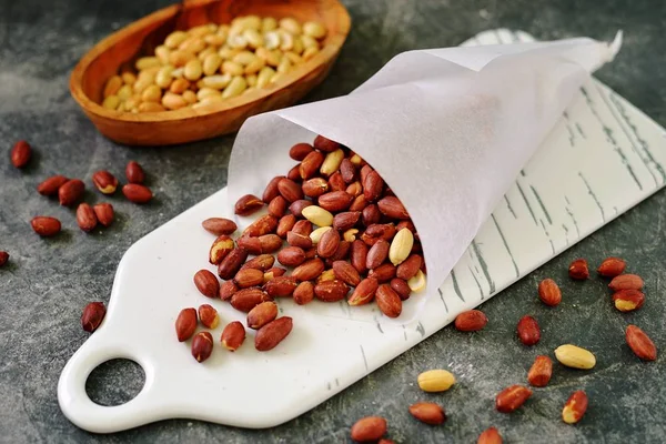 Roasted Peanuts Sea Salt — Stock Photo, Image