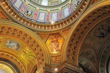 Budapeşte, Macaristan saint stephen bazilikanın kubbe