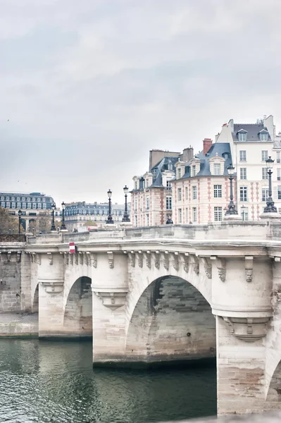 Погляд Мосту Pont Neuf Ile Cite Париж Франція — стокове фото