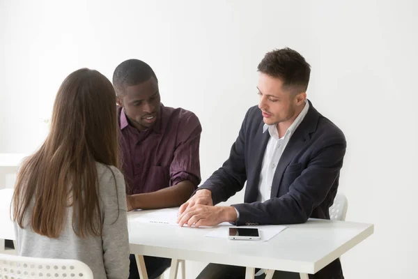 HR team considering candidate cv during recruitment process — Stock Photo, Image