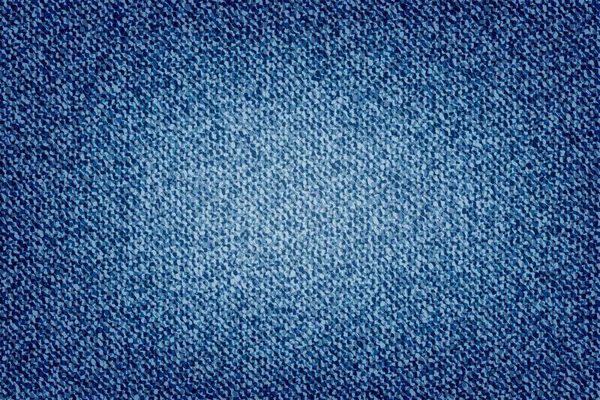 Denim Konsistens Mönster Grunge Print Grid Bleknat Jeans Textur Bakgrund — Stock vektor