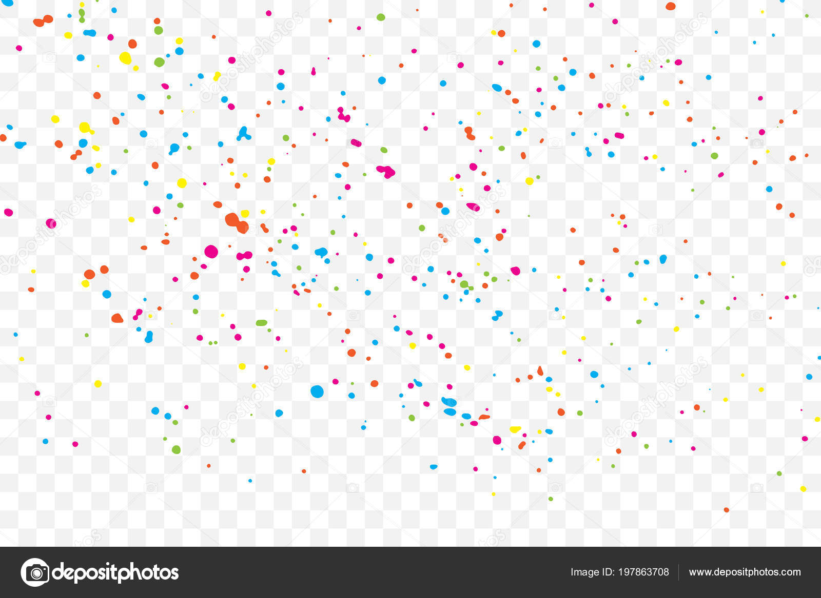 Glitter Sprinkles Transparent Background Stock Photos and Pictures