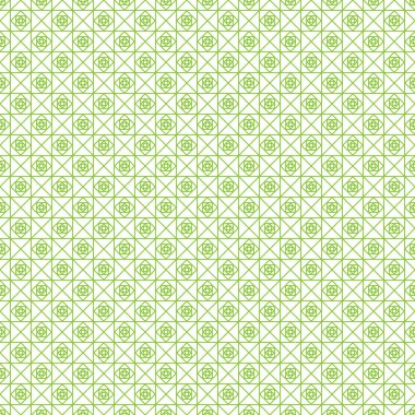 Kesintisiz geometrik desen yeşil renkte ince düz trendy doğrusal stil satırlık yaptı. Banknot, para tasarım, para birimi, Not, onay veya çek, Bilet, ödül esin kaynağı oldu. Filigran güvenlik. Vektör. 