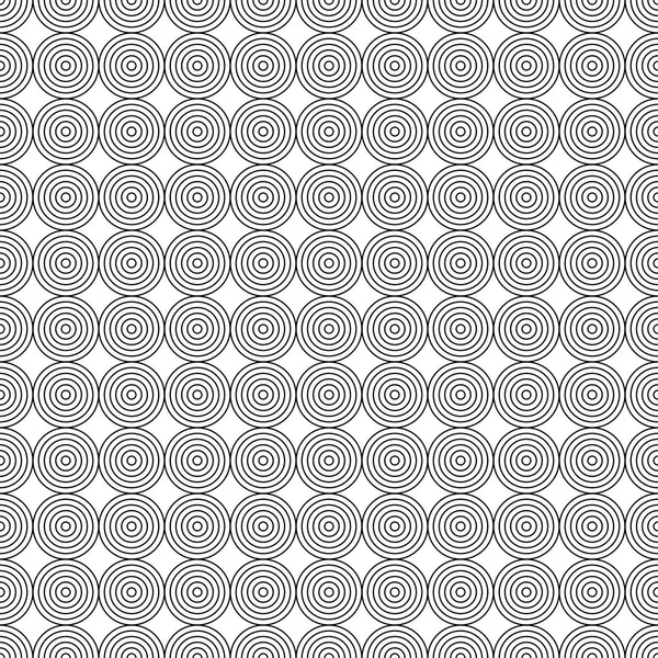 Nahtloses Kreismuster Abstrakte Kreisförmige Minimale Textur Hintergrund Zeitgenössischer Textilschmuck Ordnung — Stockvektor