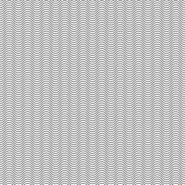 Волнистый Бесшовный Рисунок Бесшовный Рисунок Линий Абстрактный Фон Вектор — стоковый вектор
