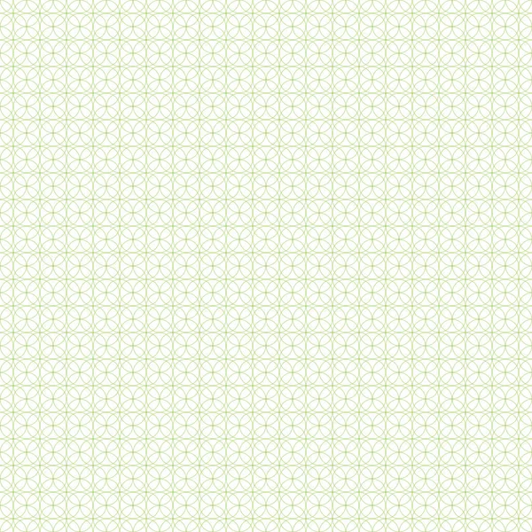 Patrón Sin Costuras Color Verde Hecho Círculos Inspirado Billete Diseño — Vector de stock