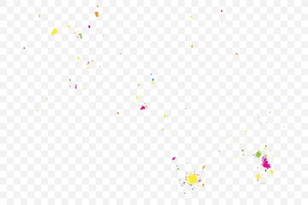 Illustration Abstraite Par Éclaboussures Couleur Sur Fond Confettis Colorés Sur — Image vectorielle