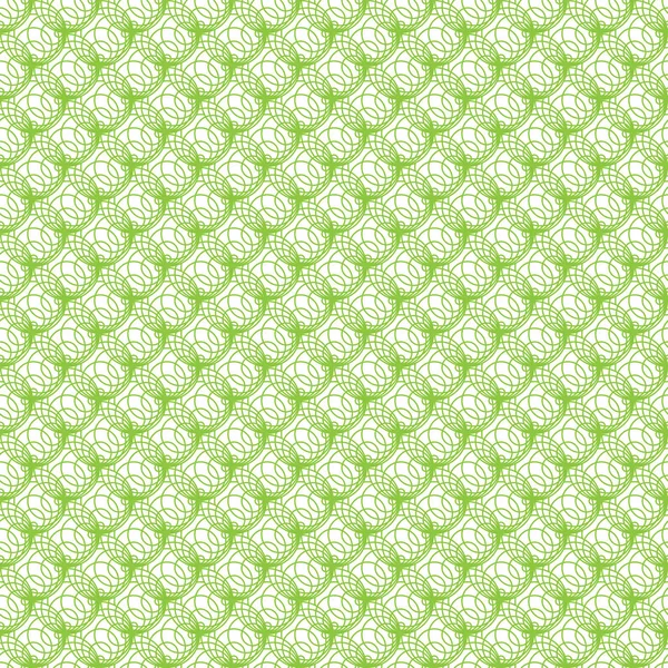 Modèle Sans Couture Couleur Verte Faite Cercles Inspiré Des Billets — Image vectorielle