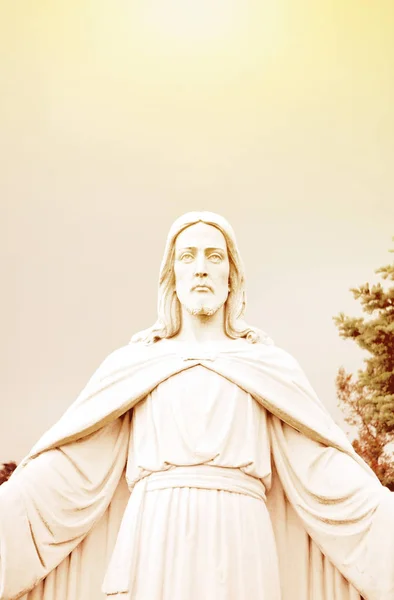 Estatua Jesucristo Hijo Dios Resurrección Pascua — Foto de Stock