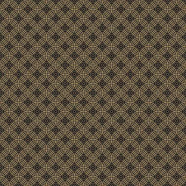 Paketleme tasarımı için altın rengi, modaya uygun, düz desenli bir arka plan. Altın illüstrasyon. Vektör.