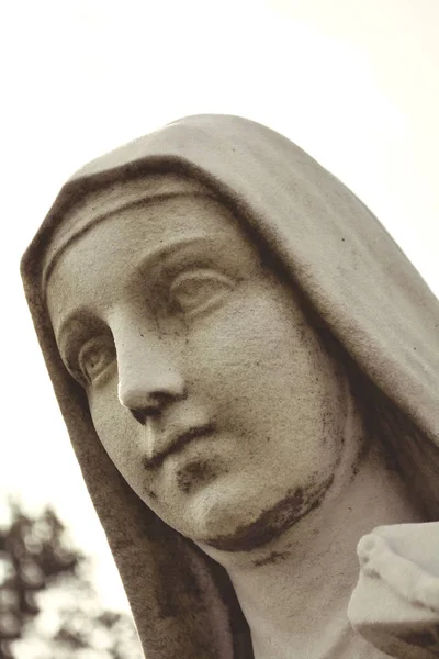 Afbeelding Van Heilige Maagd Maria Als Moeder Bedroefd — Stockfoto