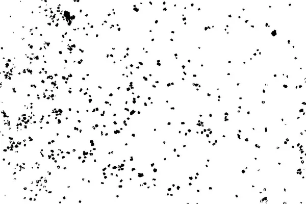 Černý Zrnitý Texturou Izolované Bílém Pozadí Třpytky Postřikovačů Tísni Překrytí — Stockový vektor