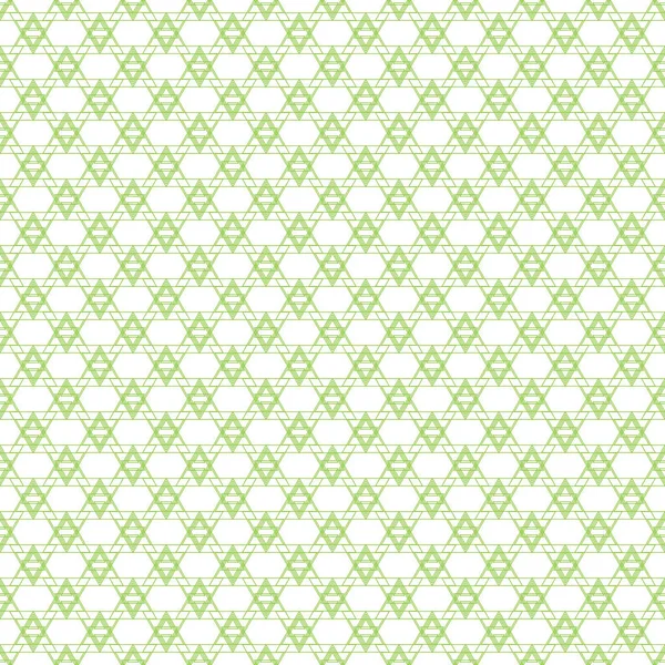 Schéma Géométrique Abstrait Avec Lignes Ornement Sans Couture Vert Blanc — Image vectorielle