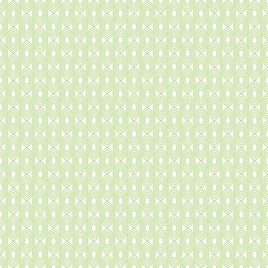 Kesintisiz geometrik desen yeşil renkte ince düz trendy doğrusal stil satırlık yaptı. Banknot, para tasarım, para birimi, Not, onay veya çek, Bilet, ödül esin kaynağı oldu. Filigran güvenlik. Vektör