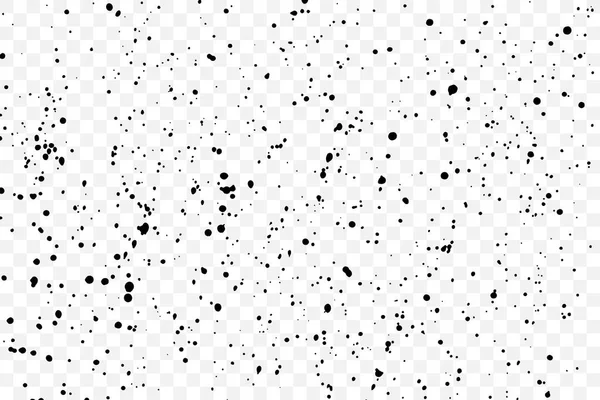 Peindre Éclaboussure Sur Fond Transparent Explosion Noire Peintures Conception Texturée — Image vectorielle
