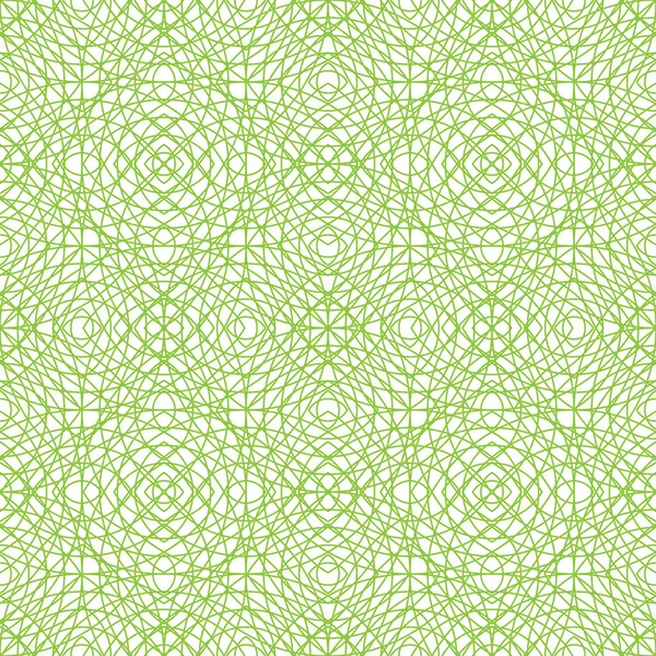 Bezproblémové Geometrickým Vzorem Zelené Barvě Vyrobené Tenké Ploché Trendy Lineární — Stockový vektor