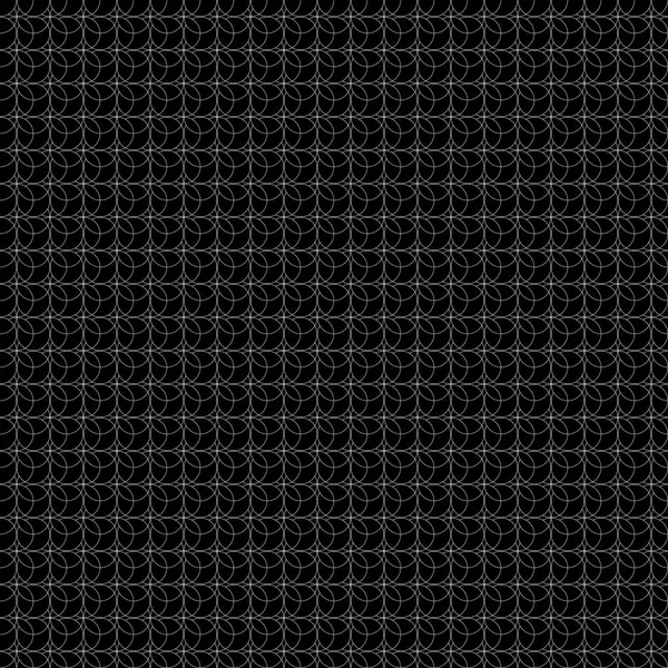 Patrón Sin Costuras Textura Geométrica Blanco Negro Malla Monocromática Celosía — Archivo Imágenes Vectoriales