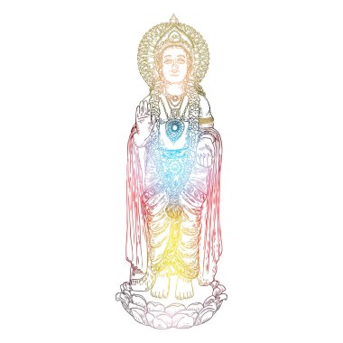 Lord Murugan klasik heykel çizimi, Savaş Tanrısı, Shiva ve Parvati 'nin oğlu, Skanda olarak da bilinir. Vektör.