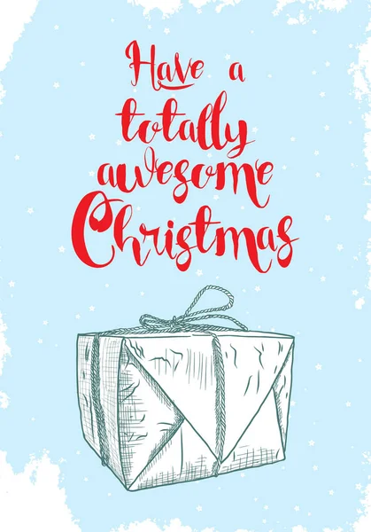 圣诞假期设计与礼品盒插图 — 图库矢量图片