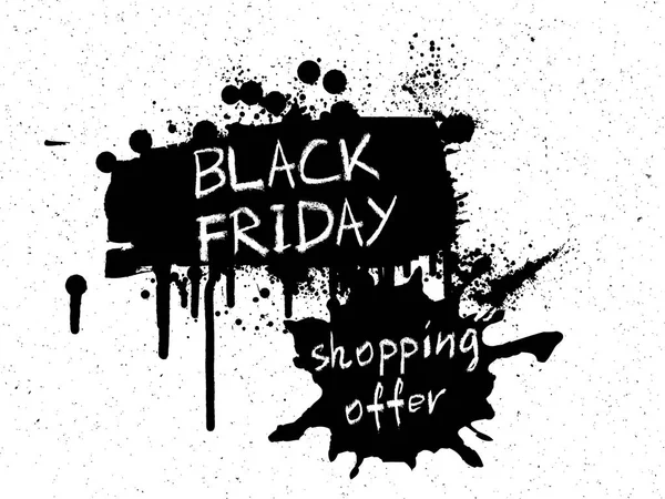 Verkauf Rabatte Für Die Weihnachtszeit Banner Black Friday Schwarz Weiße — Stockvektor
