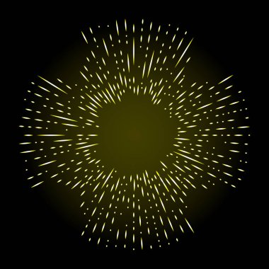 Şeklinde altın halo çapraz ya da yıldız, melek ve azizler tasarım öğesi halka. Yağmur bulutu, Ayla veya zafer ve gloriole temsil edilen Aziz iz. Dövme başvuru. Vektör.