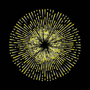 Işınları Halo ışık ve Katolik ışınları üzerinde izole siyah. Art dövme referans şablonu. Altın din gurur ve zafer sembolü. Angel ve azizler yüzük yağmur bulutu. Vektör.