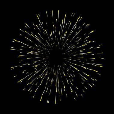 Işınları Halo ışık ve Katolik ışınları üzerinde izole siyah. Art dövme referans şablonu. Altın din gurur ve zafer sembolü. Angel ve azizler yüzük yağmur bulutu. Vektör.