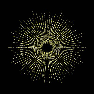 Altın halo yıldız, melek ve Aziz yıldız şekli tasarım öğesinde halka. Yağmur bulutu, Ayla veya zafer ve gloriole temsil edilen Aziz iz. Dövme başvuru. Vektör.