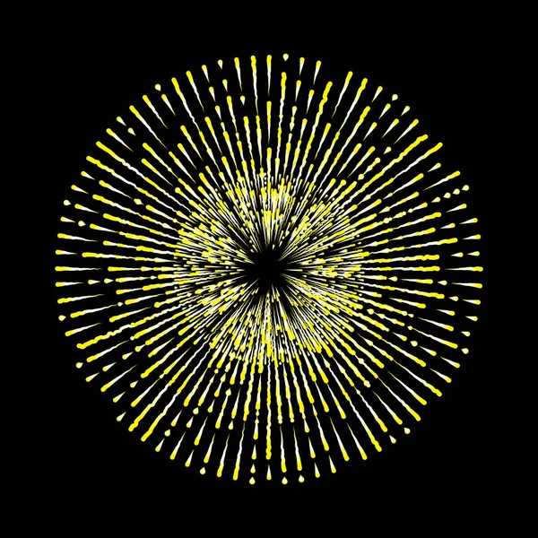 Işınları Halo ışık ve Katolik ışınları üzerinde izole siyah. Art dövme referans şablonu. Altın din gurur ve zafer sembolü. Angel ve azizler yüzük yağmur bulutu. Vektör.