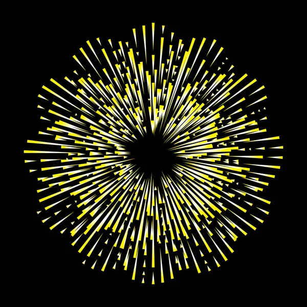Altın halo Melek Yüzük pul yapılan yangın daire şeklinde. Siyah arka plan üzerine izole. Kutsal altın nimbus daire Ayla, saint sembolü. Dövme başvuru. Vektör.