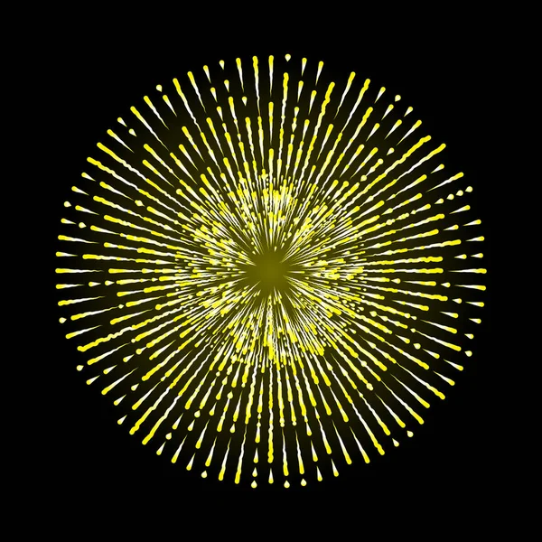 Χρυσό Φωτοστέφανο Αγγέλου Δαχτυλίδι Σχήμα Κύκλου Φωτιά Από Νιφάδες Απομονωμένη — Διανυσματικό Αρχείο