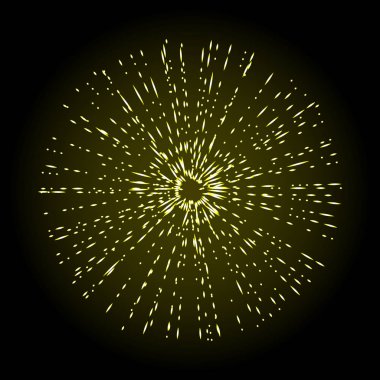 Işınları Halo ışık ve Katolik ışınları üzerinde izole siyah. Art dövme referans şablonu. Altın din gurur ve zafer sembolü. Angel ve azizler yüzük yağmur bulutu. Vektör.