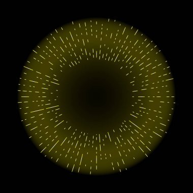 Işınları Halo ışık ve Katolik ışınları üzerinde izole siyah. Art dövme referans şablonu. Altın din gurur ve zafer sembolü. Angel ve azizler yüzük yağmur bulutu. Vektör.