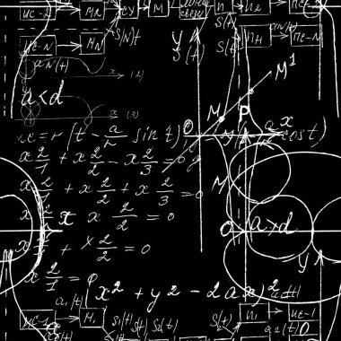 Toplama, çıkarma, çarpma, bir hesaplamayı bölme gibi çeşitli işlemlerin el yazısıyla matematiksel olarak kusursuz örüntü sonsuz. Geometri, matematik konuları. Üniversite dersleri.