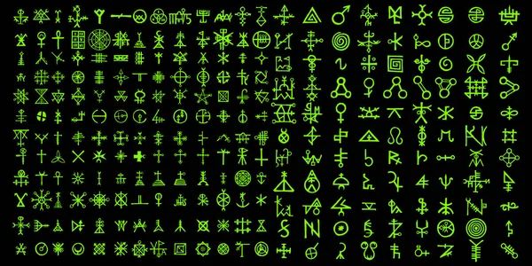 Alternative Digitaler Grüner Matrix Und Computercode Symbolen Quantencomputer Und Qubit — Stockvektor