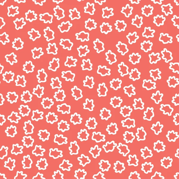 Fond Motif Élégant Sans Couture Couleur Tendance 2019 Corail Vivant — Image vectorielle