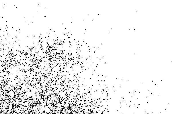 Черно Белая Грязная Текстура Соблазняет Грязная Пыль Накладывает Бедствие Абстрактный — стоковый вектор