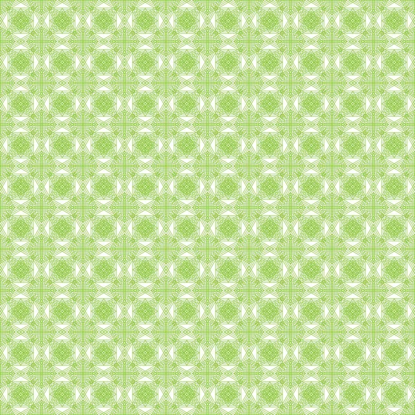 Seamless Geometric Pattern Green Color Made Thin Flat Trendy Linear — Stock Vector