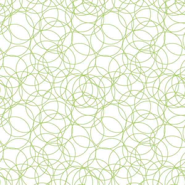 Seamless cross pattern in green color made of circles. Inspired — Stock Vector