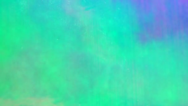 Holographic Foil Neon Iridescent Abstract Motion Background Made Real Material — Stock Video