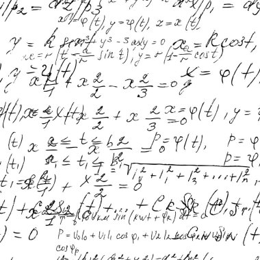 El yazısı matematiksel ve fizik ile matematik Dikişsiz tahta fo