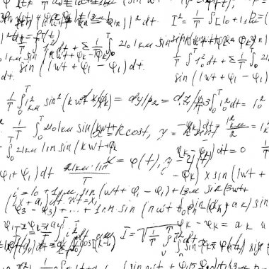 El yazısı matematiksel ve fizik ile matematik Dikişsiz tahta fo
