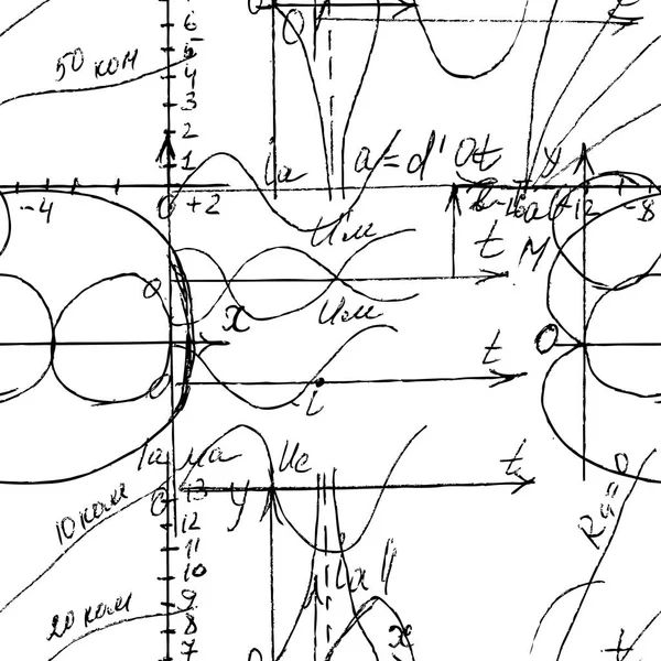 Μαθηματική ομαλή υφή με χειρόγραφων μαθηματικών, άλγεβρα και — Διανυσματικό Αρχείο