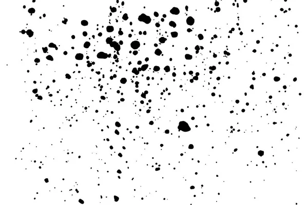 Splatter background. Black calligraphy ink splats. Spray paint d — Stock Vector