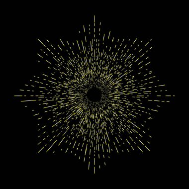 Halo izole yıldız, ışık ve Katolik ışınlarının şeklinde ışınları