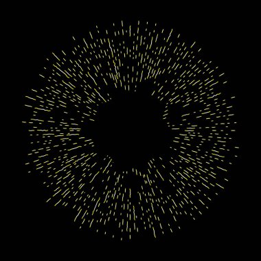 Altın hale daire, melek ve aziz halka tasarım elemanı. Burcu o