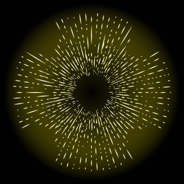 Haç veya yıldız şeklinde Altın hale, melek ve aziz halka des