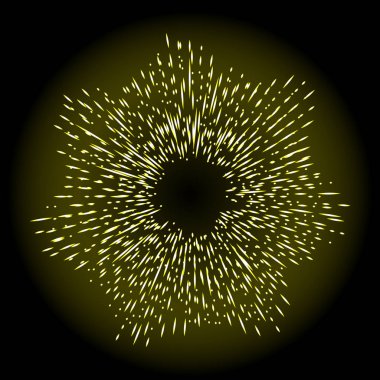 Altın Halo yıldız, melek ve Aziz yüzük yıldız şekli tasarım e