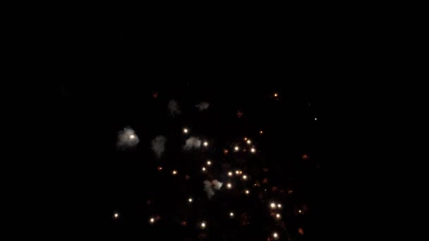 Beau feu d'artifice pendant les vacances. Le jour de la fête. Feux d'artifice pour les fêtes de fond. 4k .