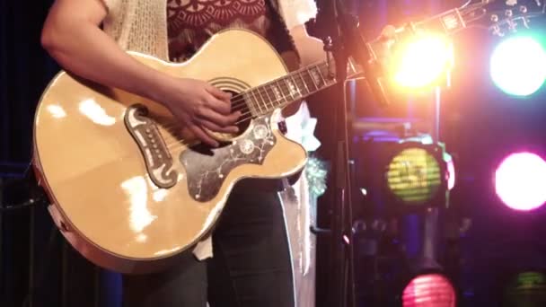 Hermosas Guirnaldas Decoración Navideña Invierno Luces Neón Festival Luz Toronto — Vídeo de stock